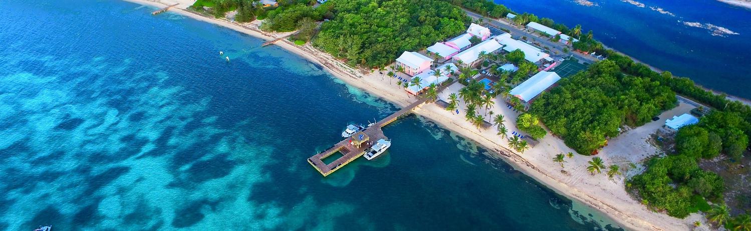 Little cayman resort aerial
