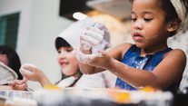Children cooking