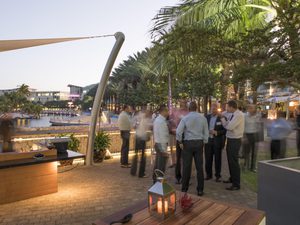 Corporate work function at Camana Bay