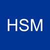 HSM Blue Background Logo