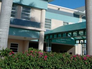 Entryway to Cayman Islands Hospital