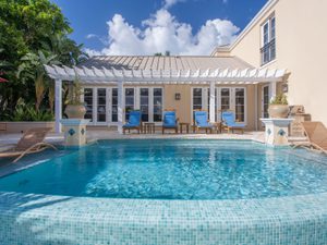 Infinity pool at a house in the Cayman Islands