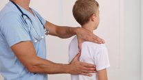 Chiropractor and child