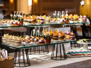 Dessert station of Easter brunch at the Ritz Carlton Cayman
