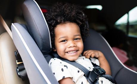 Toddler in car seat