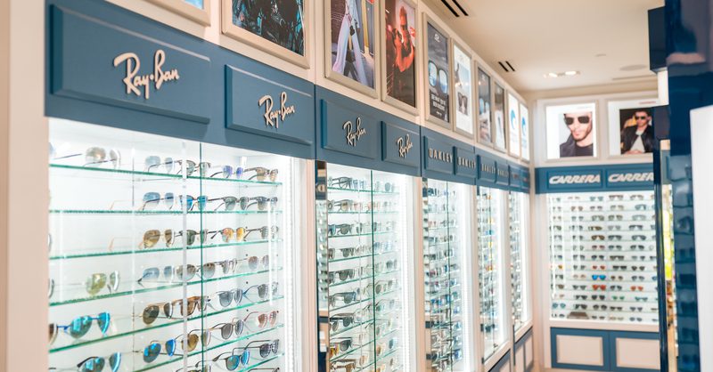 Brand sunglasses shop shop