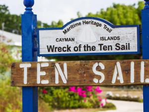 Wreck of the ten sail sign